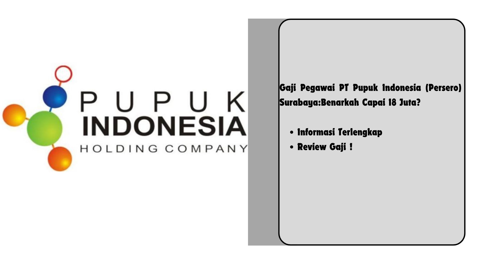 PT Pupuk Indonesia (Persero) Surabaya: Informasi Lengkap & Terbaru (2024)